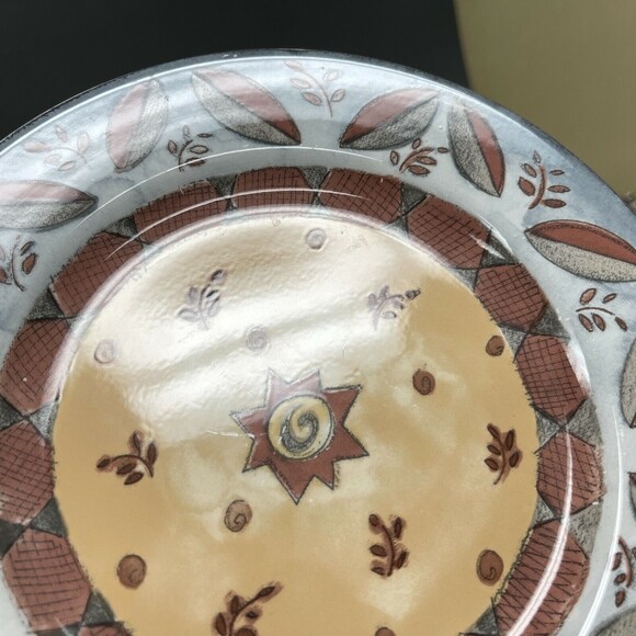 Coffee Shoppe by Sango Salad Plates Sue Zipkin Cinnamon Coffee Dark Roast Blend - Picture 5 of 9